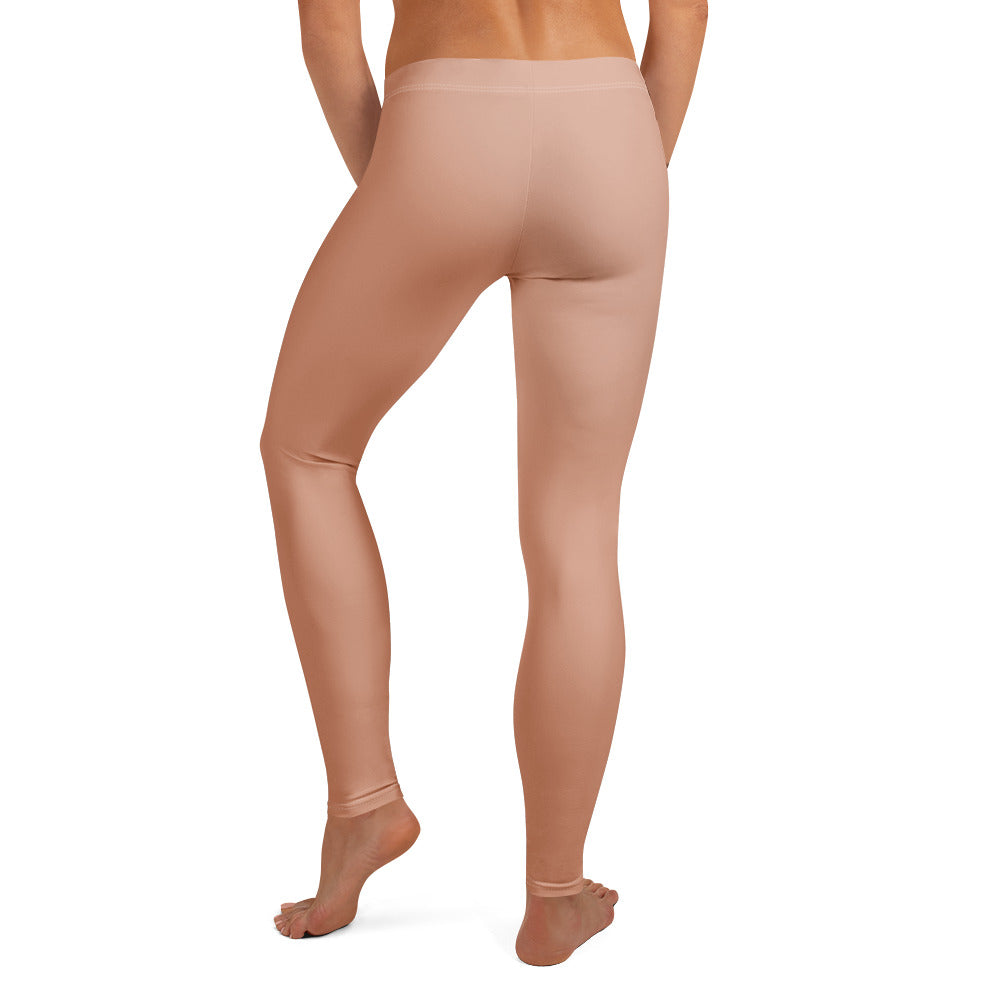 Solid Soft Terracotta Kids Leggings | GearBunch