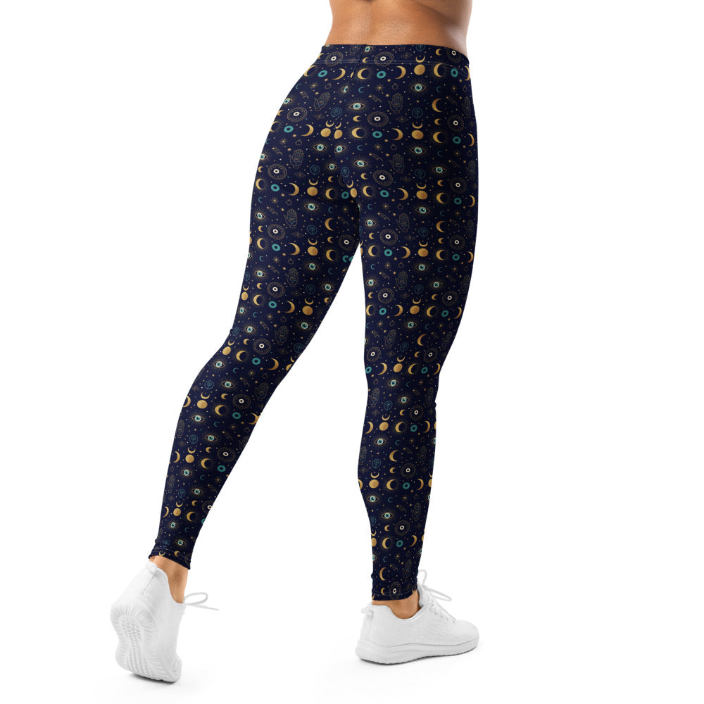 Solid leggings back view | GearBunch