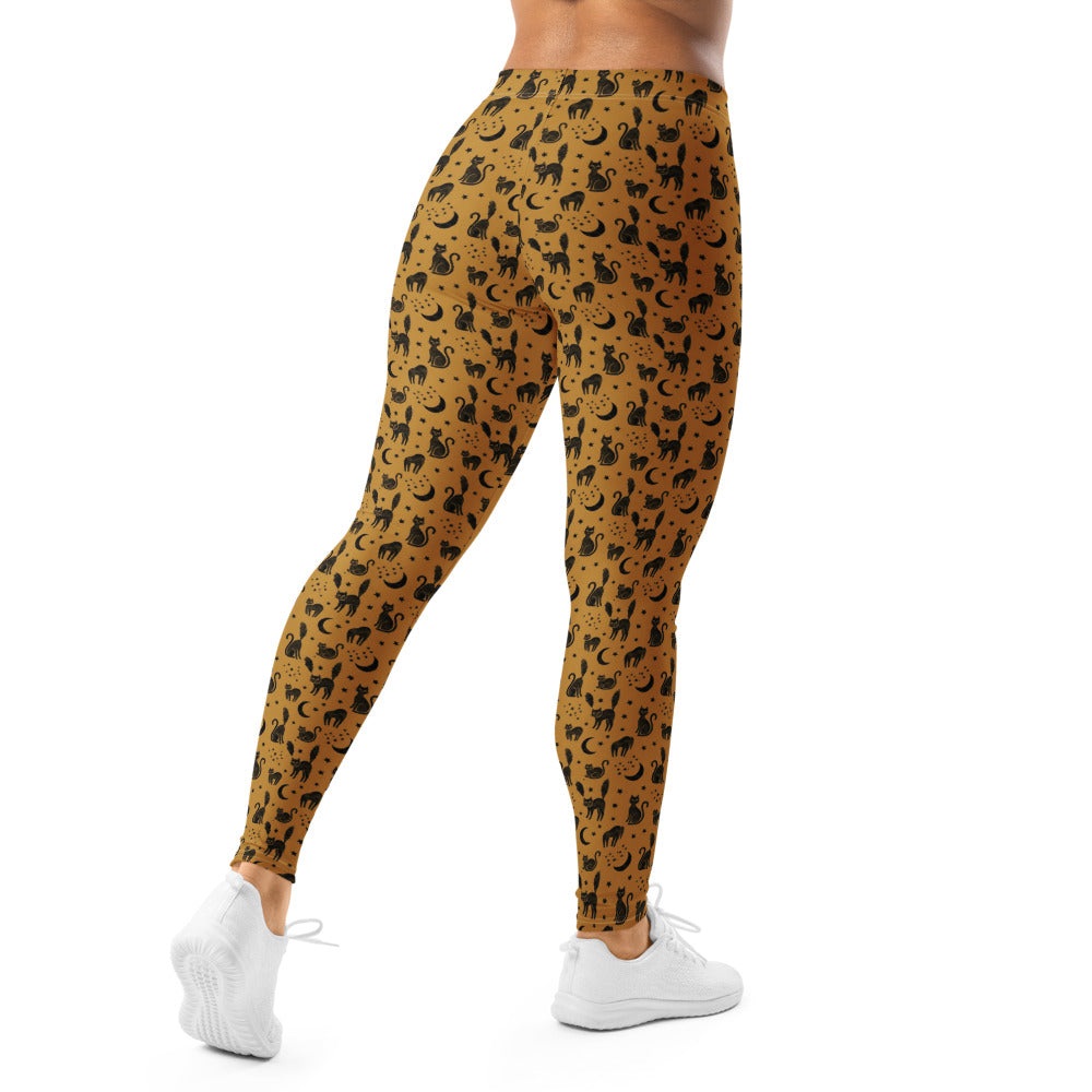 Solid leggings back view | GearBunch