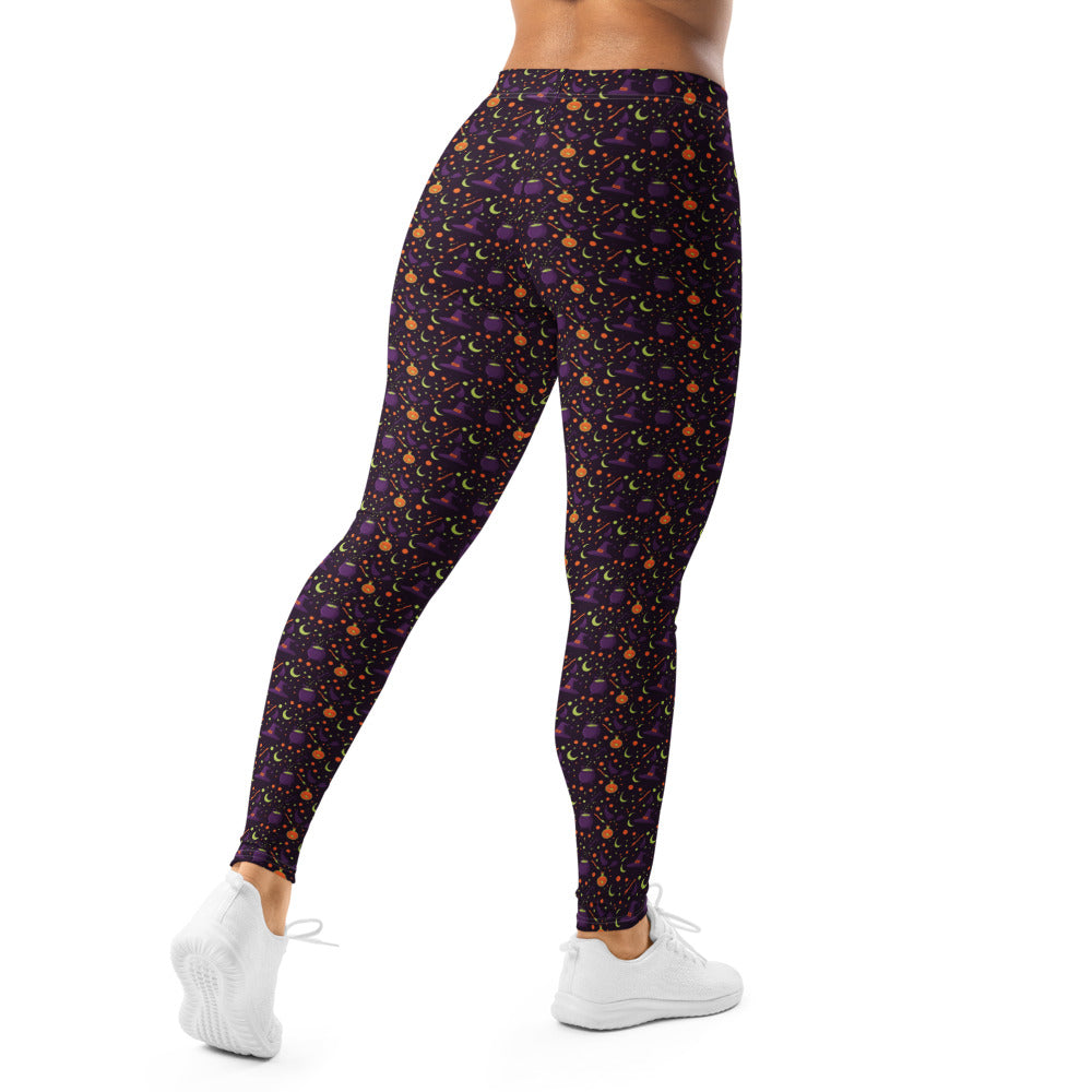 Solid leggings back view | GearBunch