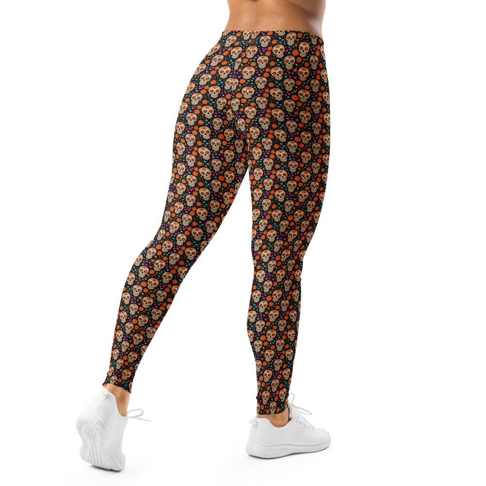Solid leggings back view | GearBunch