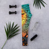 Women's haunted manor twilight print leggings front view
