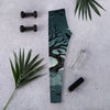Women's haunted forest silhouette printed leggings front view