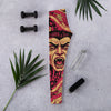 Women's horror poster collage printed leggings front view