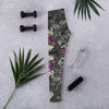 Hemlock and Foxglove Goth Leggings featuring a dark floral design on premium activewear from GearBunch Leggings.