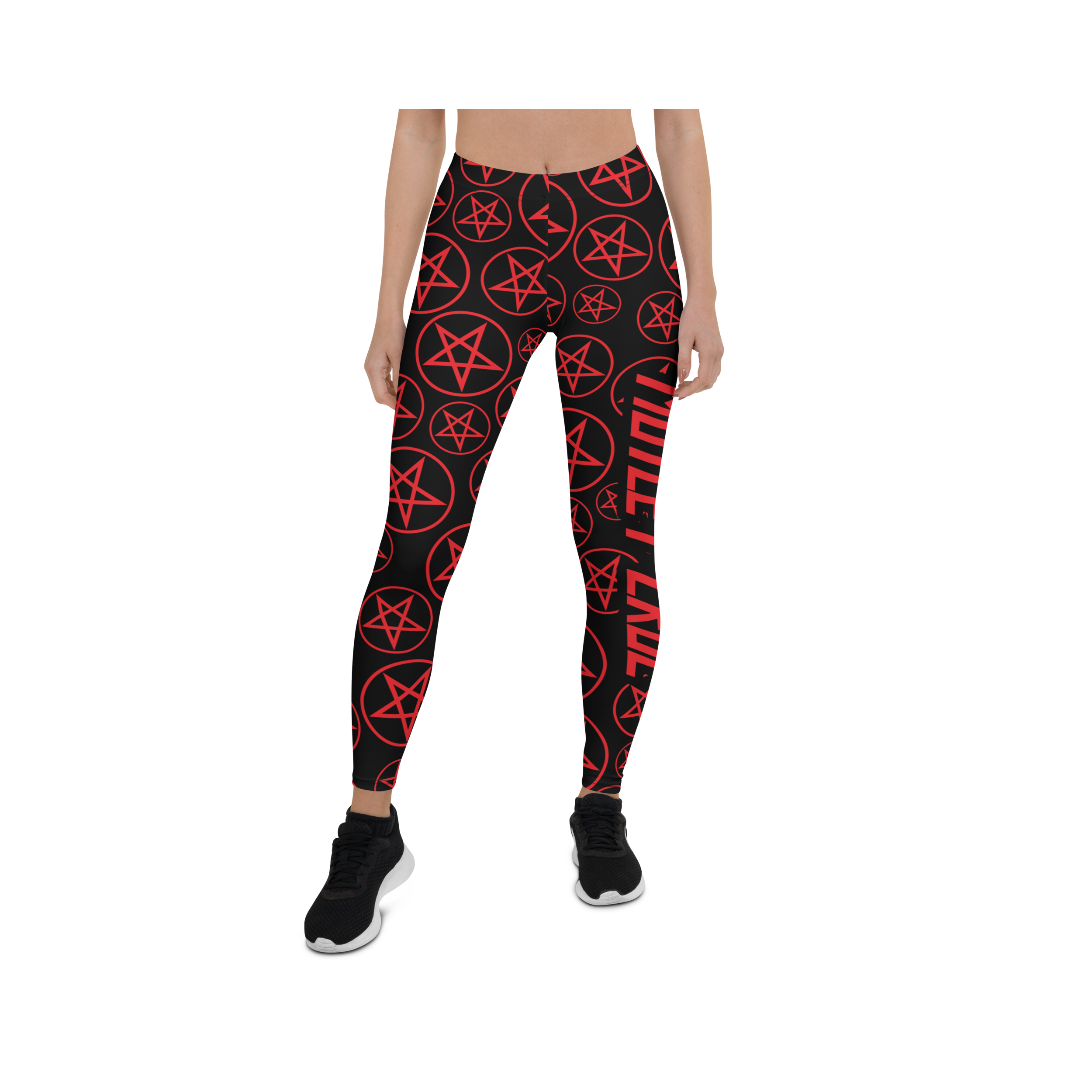 Pentagram cut outlet out leggings