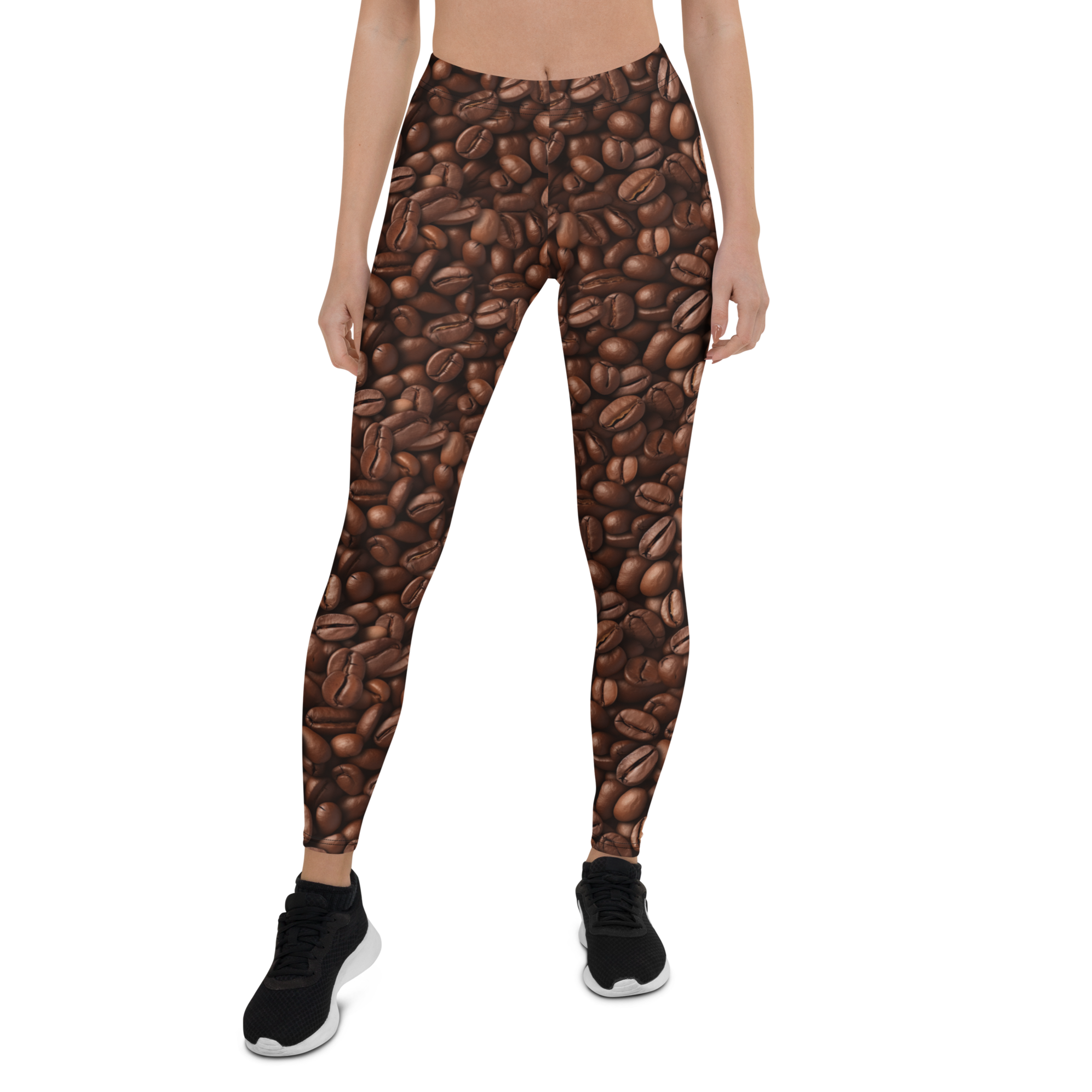 Coffee Bean Leggings Front