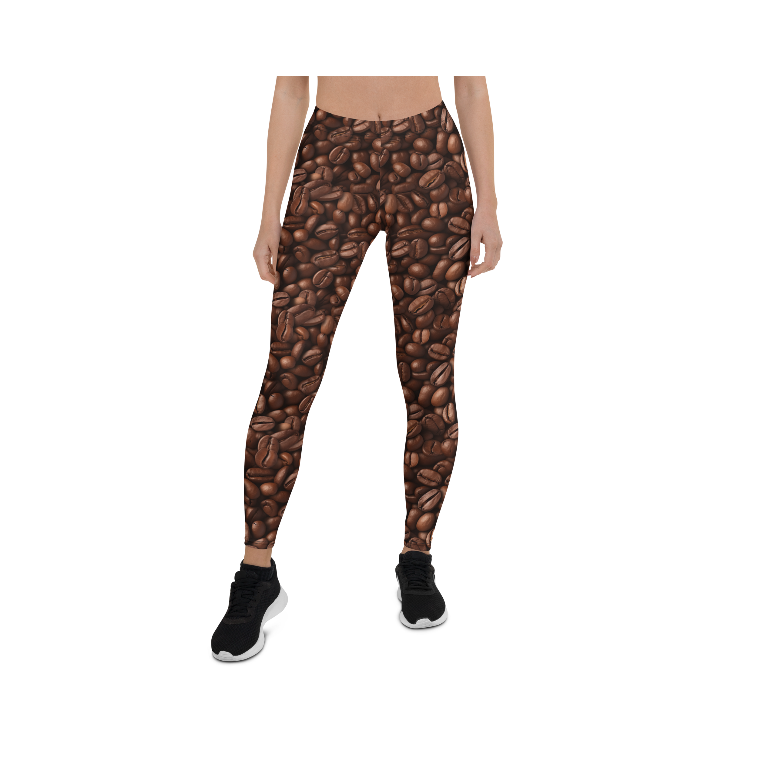 Coffee Bean Leggings Front