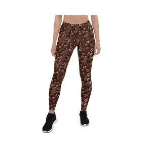 Coffee Bean Leggings Front