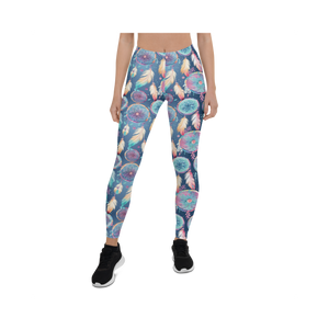 Peaceful Dream Catcher Leggings Front