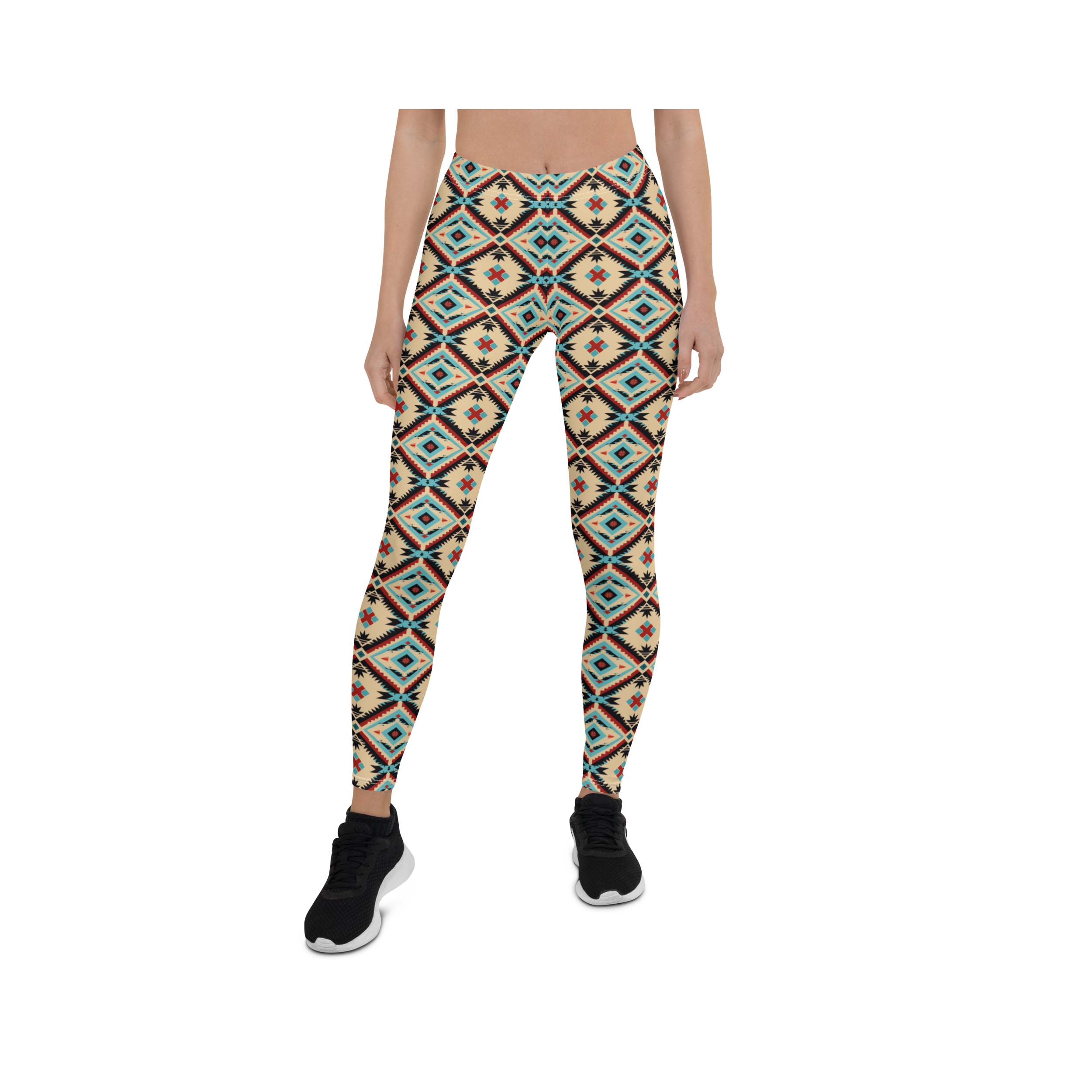 Water Tribal Pattern Leggings