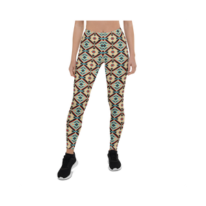 Water Tribal Pattern Leggings