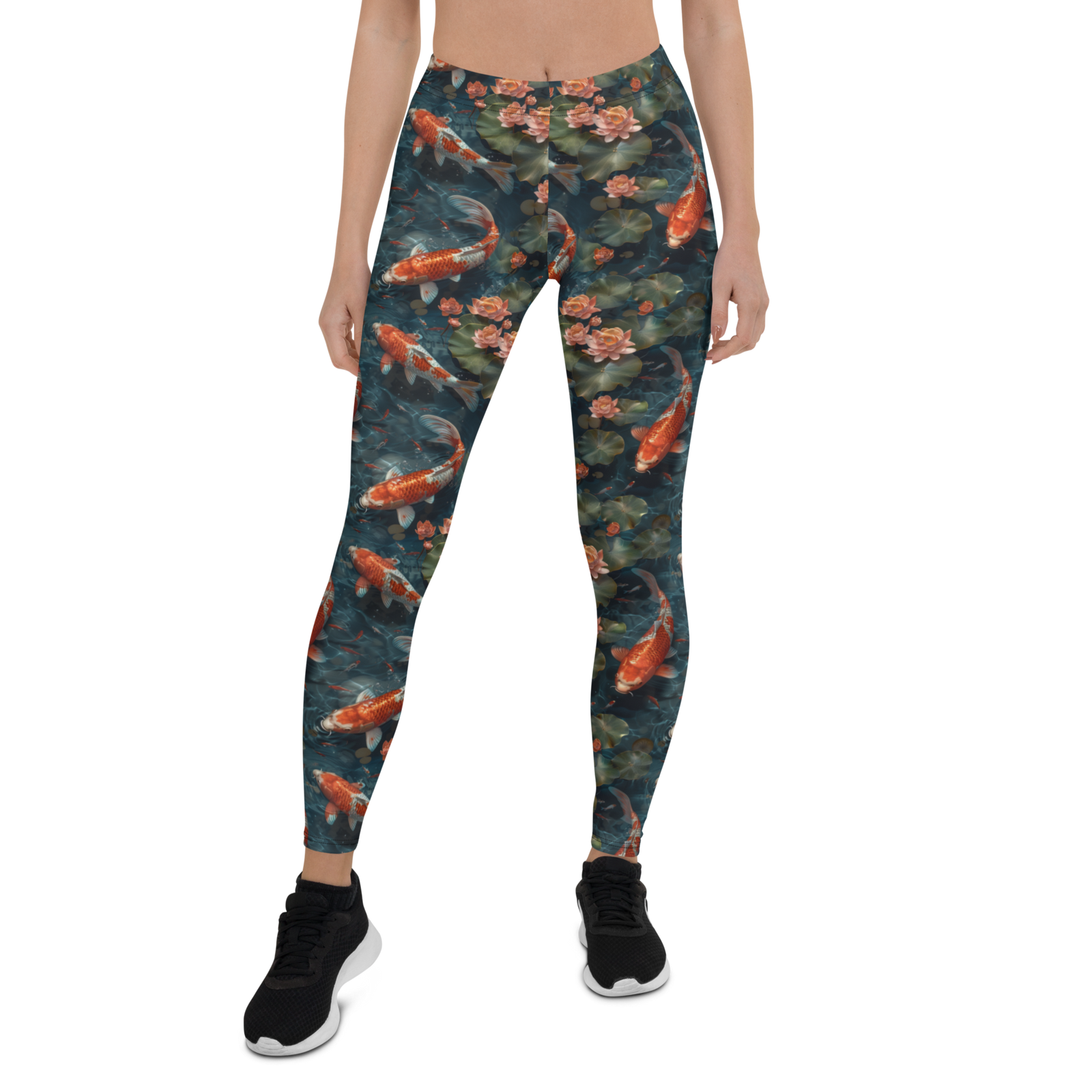 Crab Cartoon Pattern Print Women Leggings