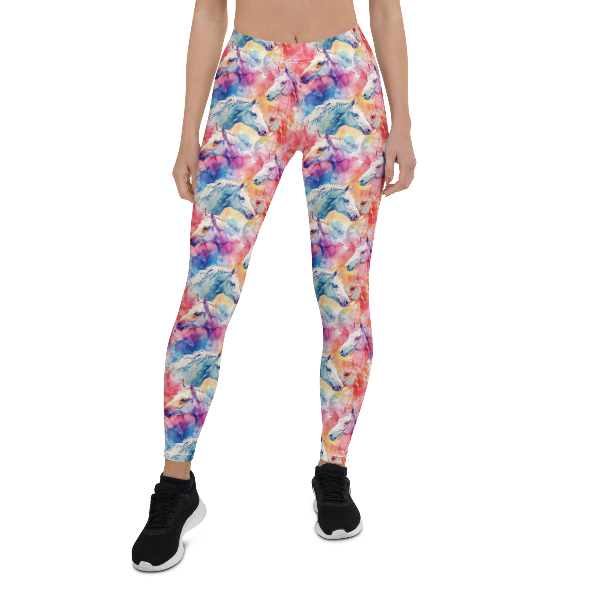 Watercolor Horse Leggings