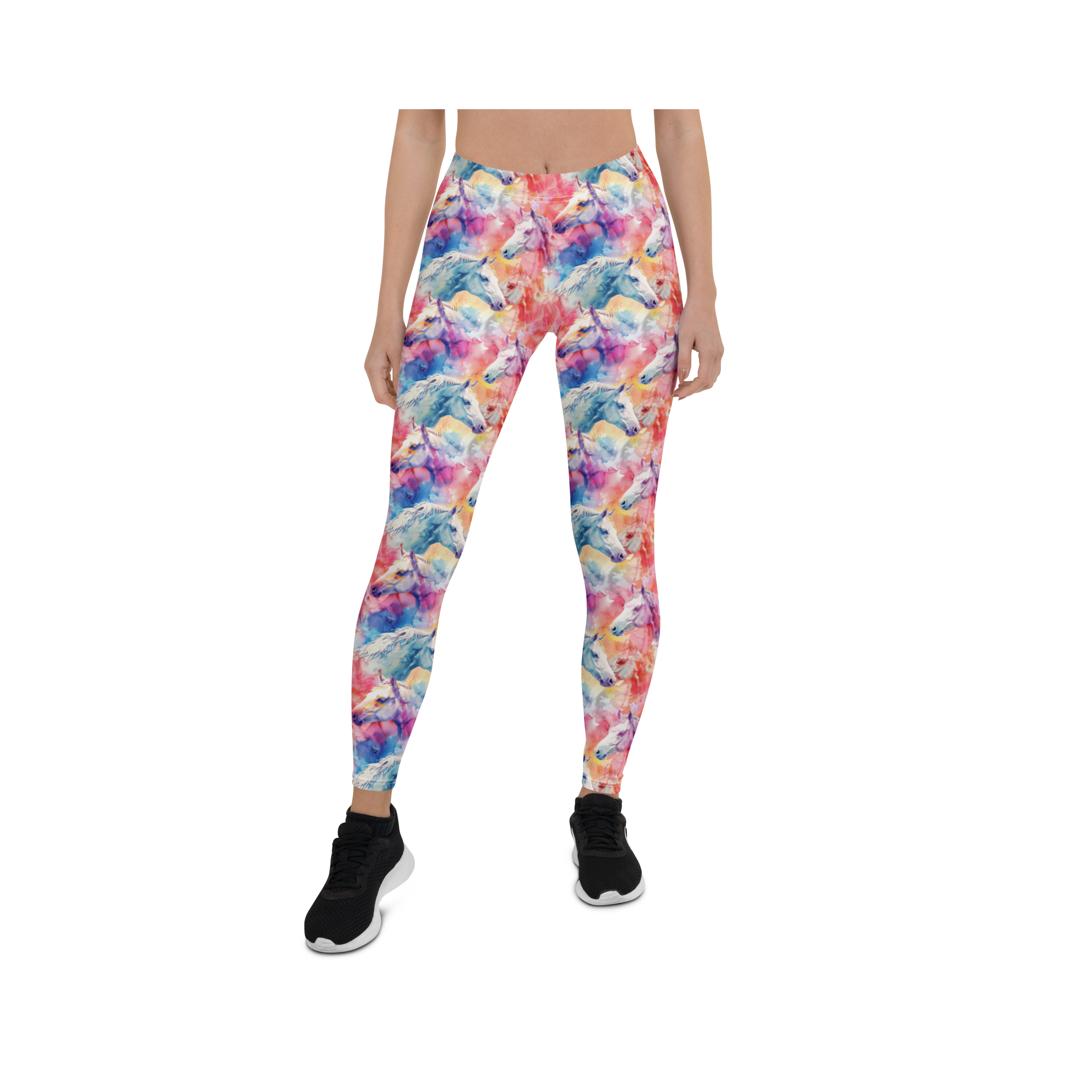 Watercolor Horse Leggings