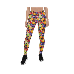 Watercolor Fruit Leggings