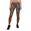 Rainbow Ribbon Leggings Front View
