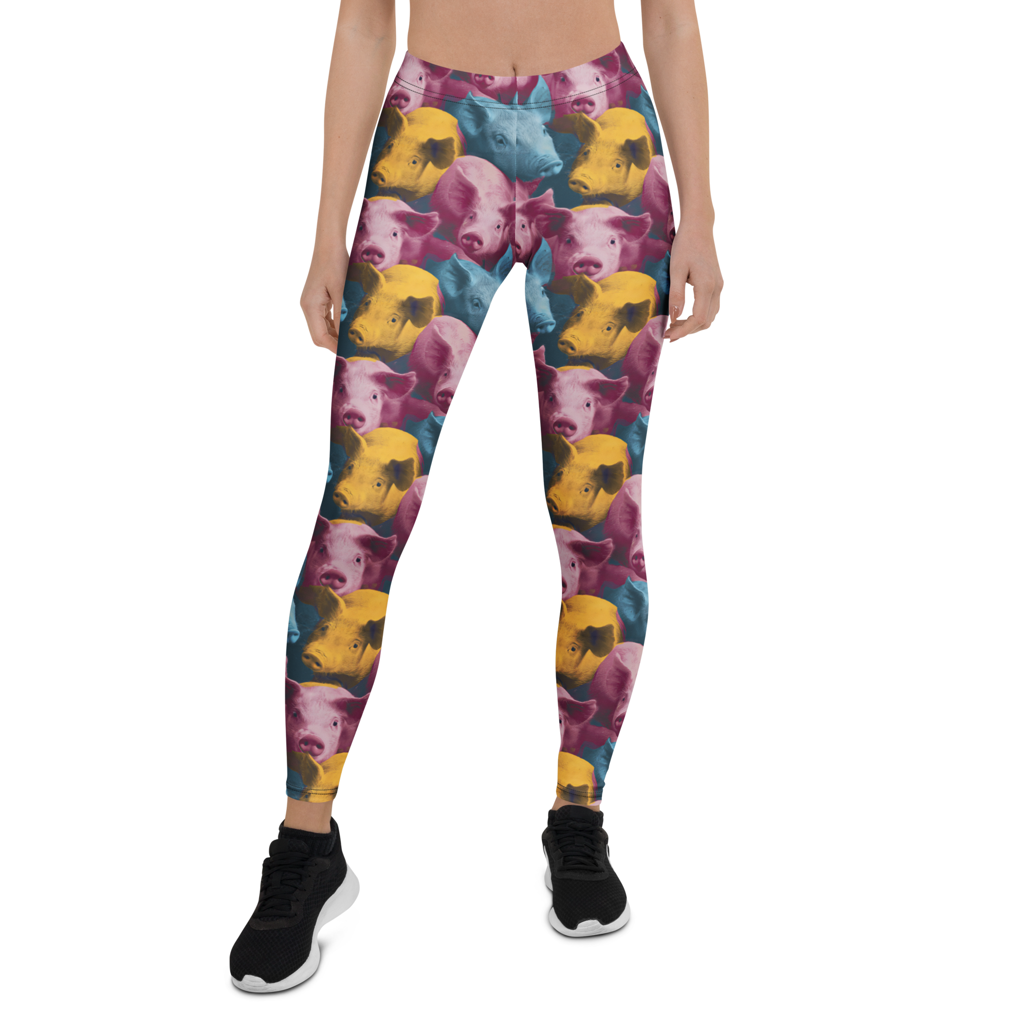Playful Piggy Leggings Front View