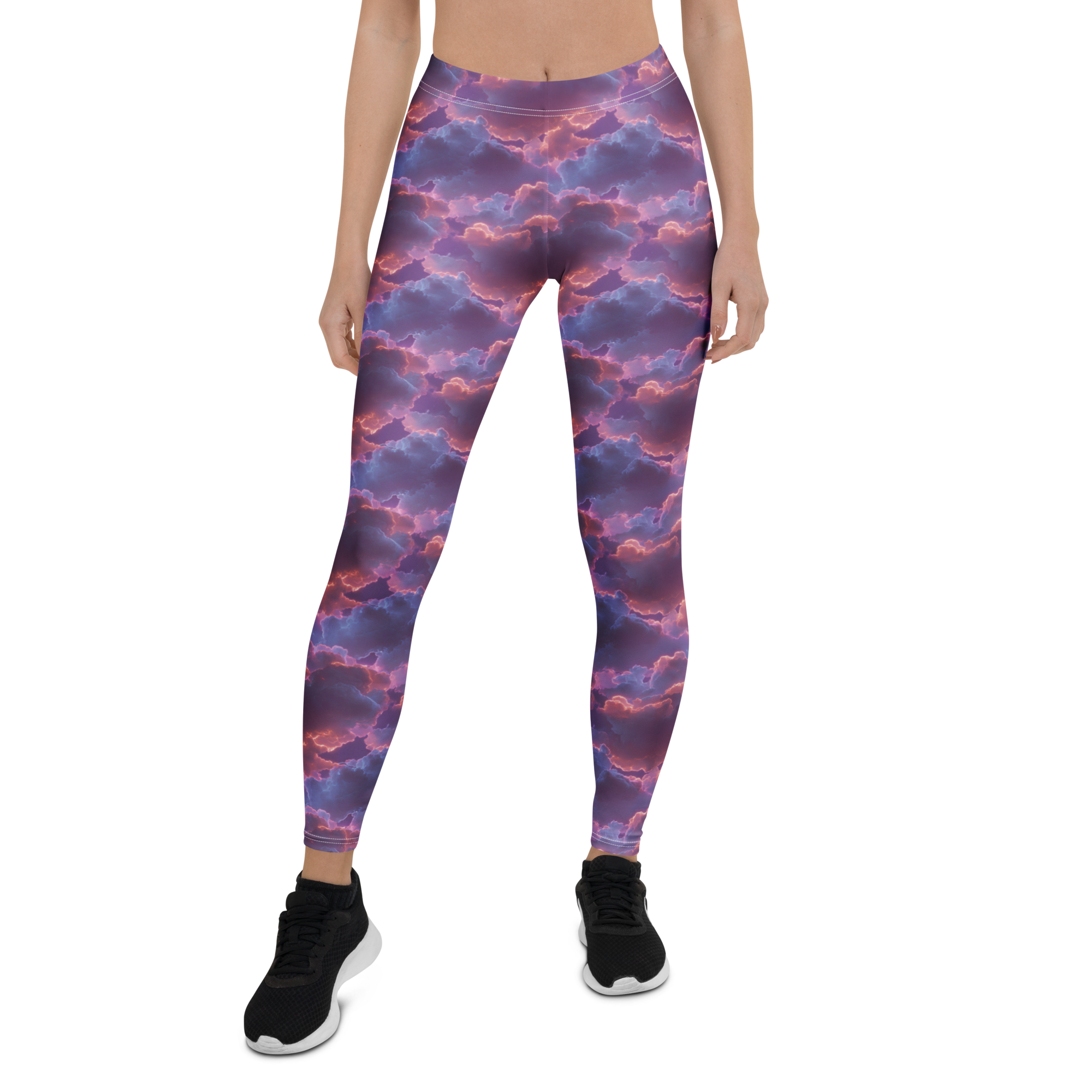Sherbet Sky Leggings Front View