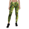 Yellow Songbird Leggings Front View