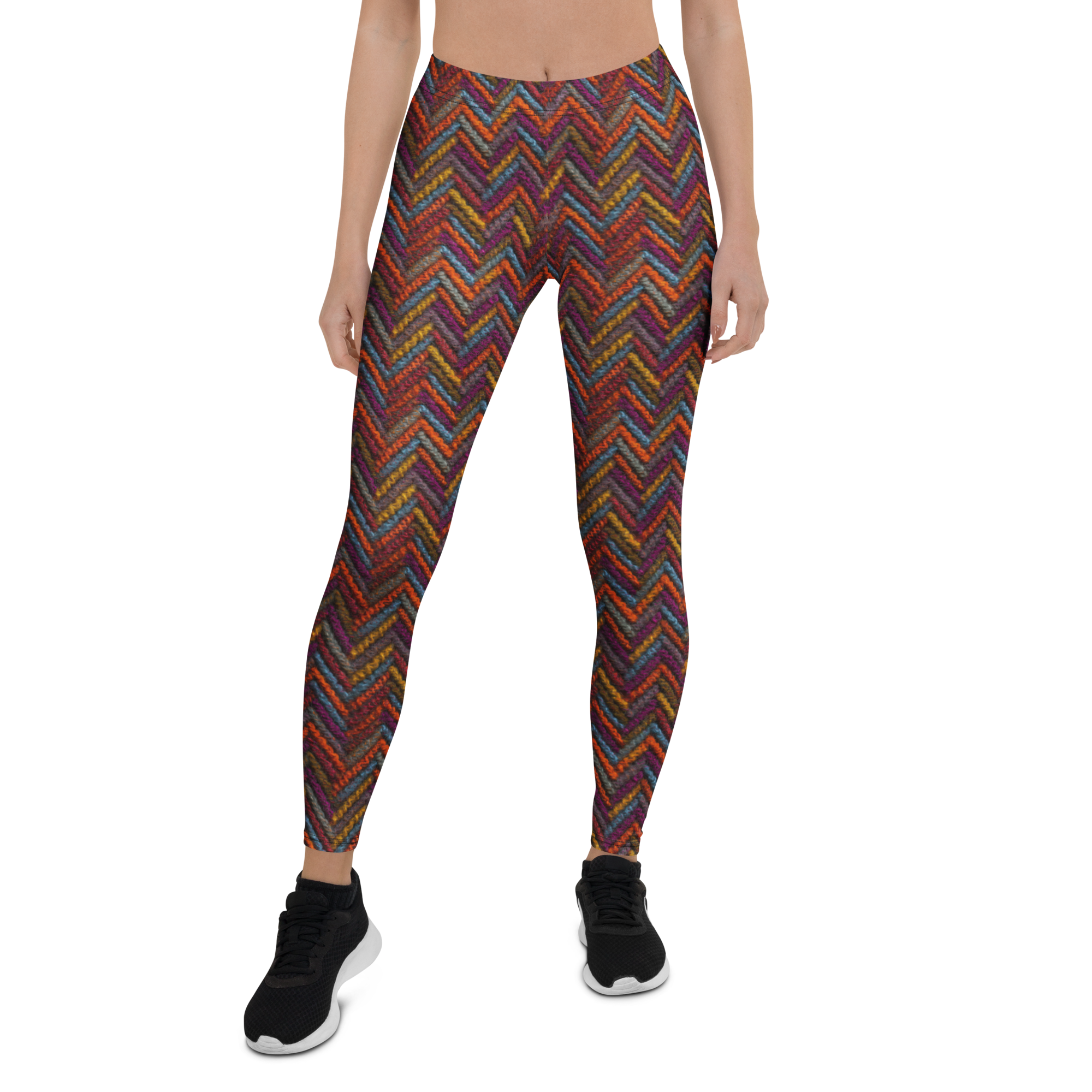 Tribal Thatch Leggings Front View