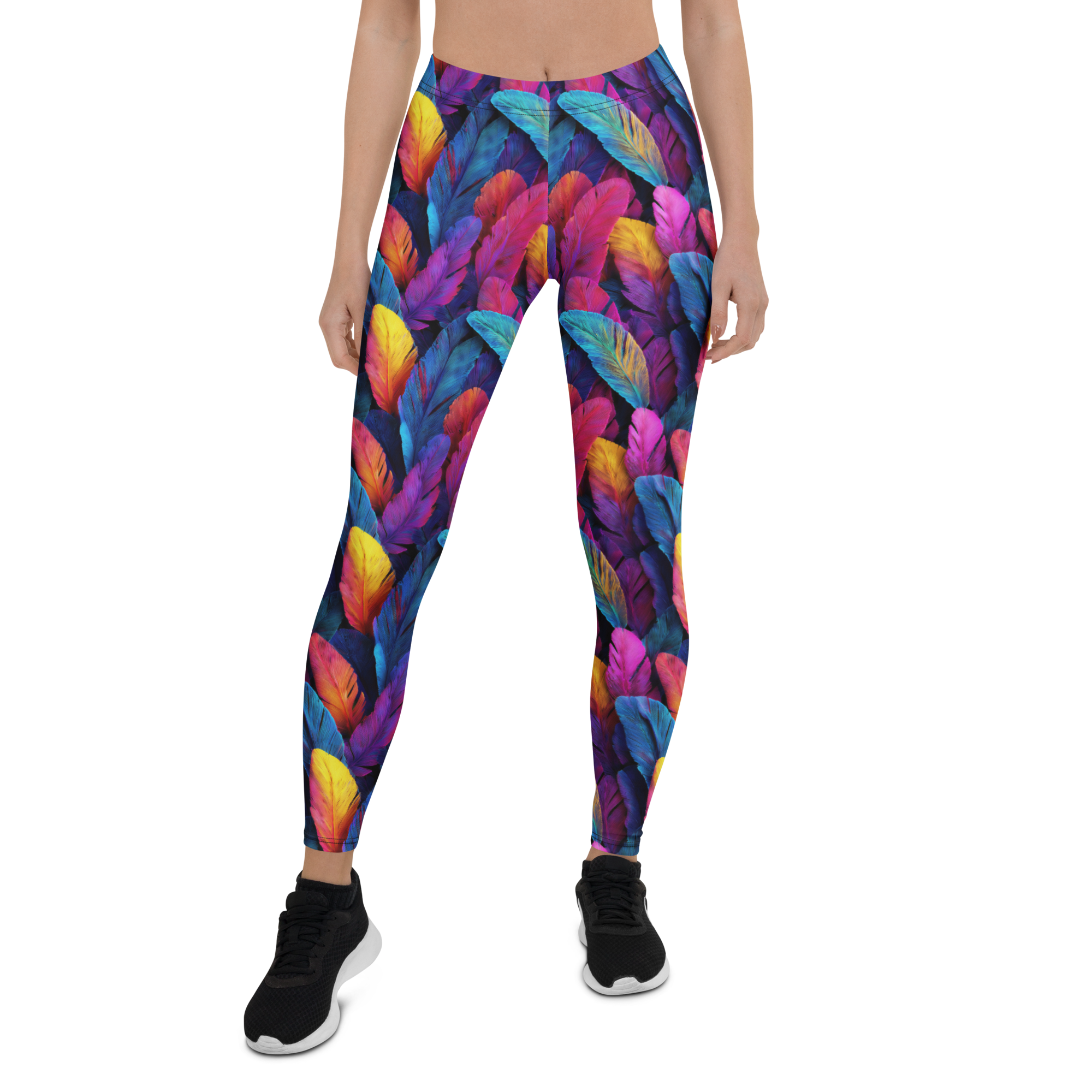 Twilight Feather Leggings Front View