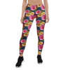 Coral Cup Leggings Front View
