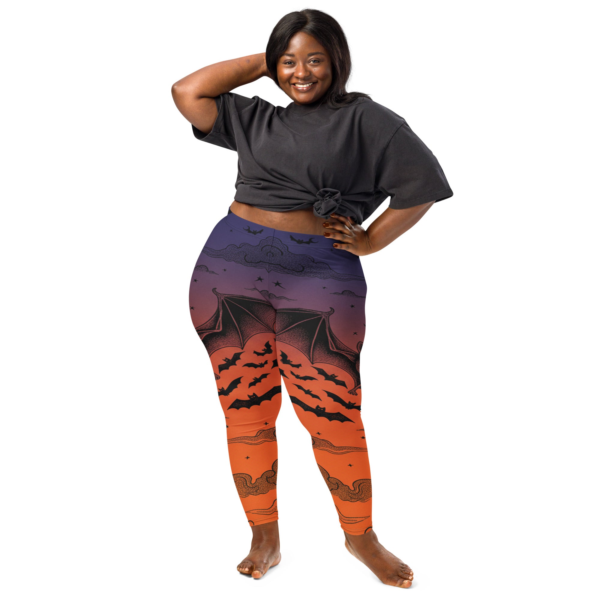 Bat Swarm Twilight Leggings | GearBunch