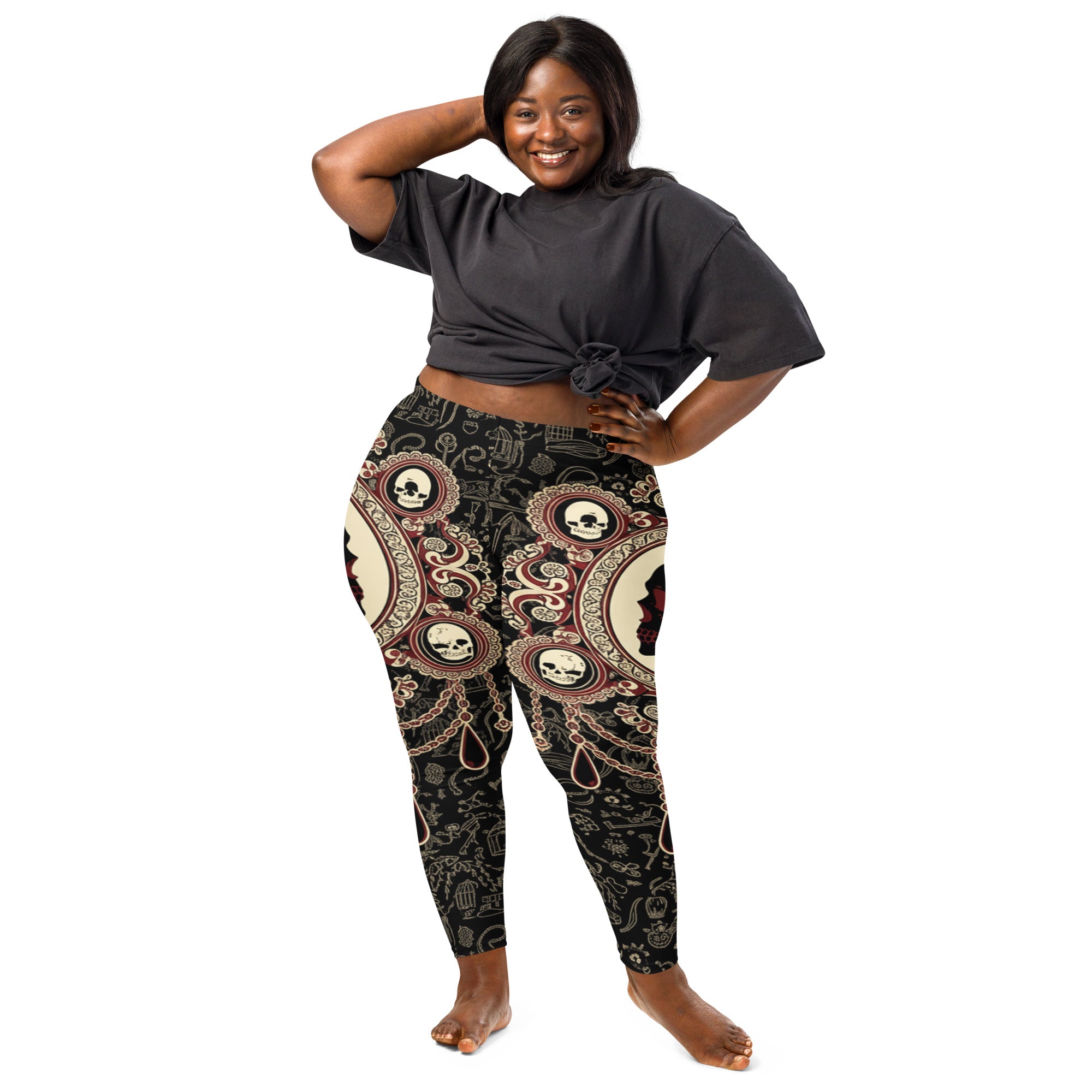 Victorian Mourning Lace Leggings | GearBunch