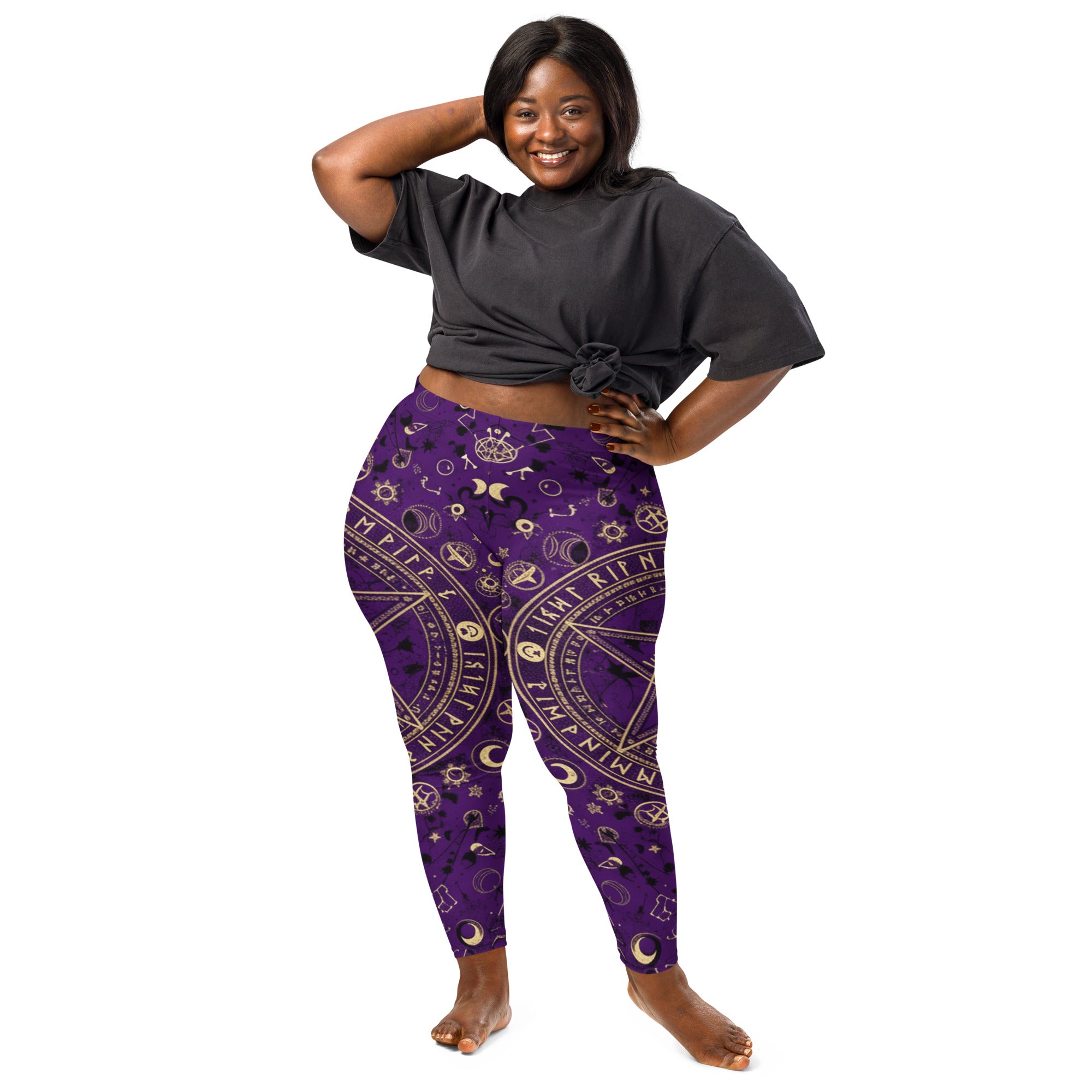 Pentagram Geometric Mystic Leggings | GearBunch