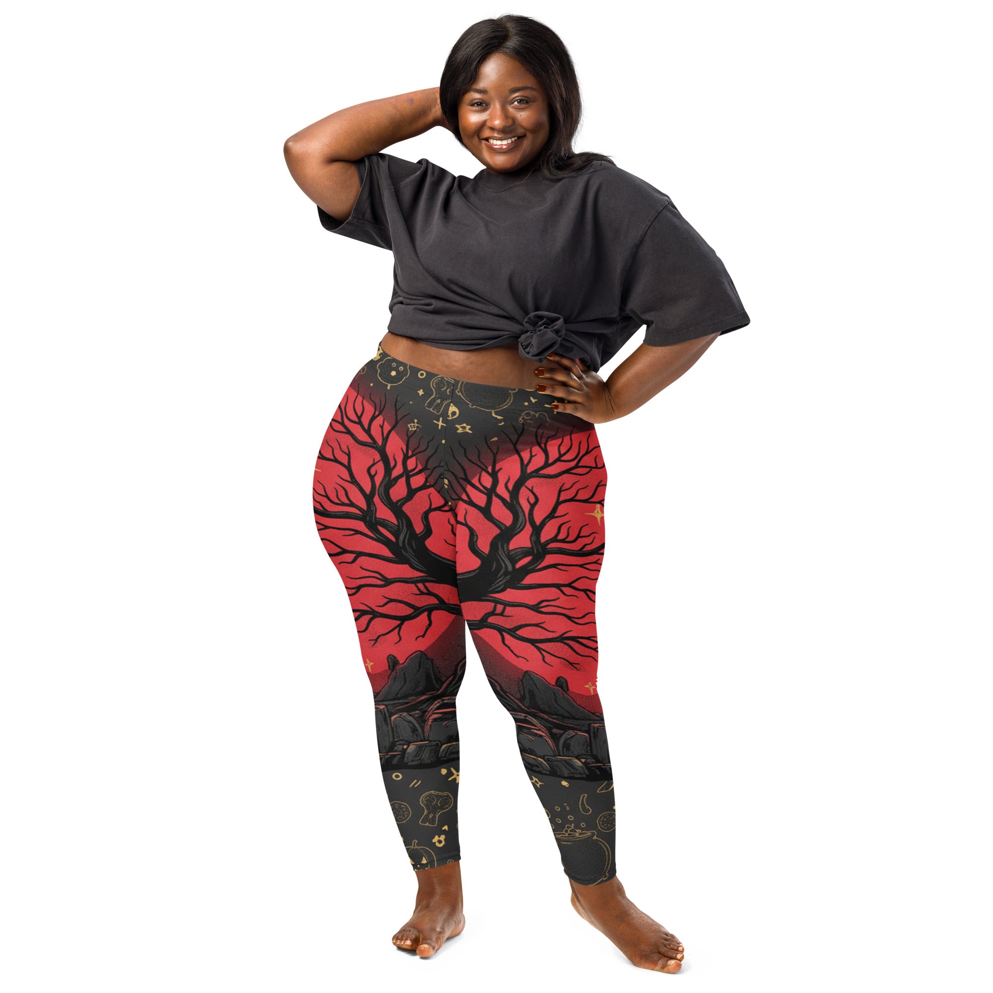Samhain Blood Moon Leggings | GearBunch