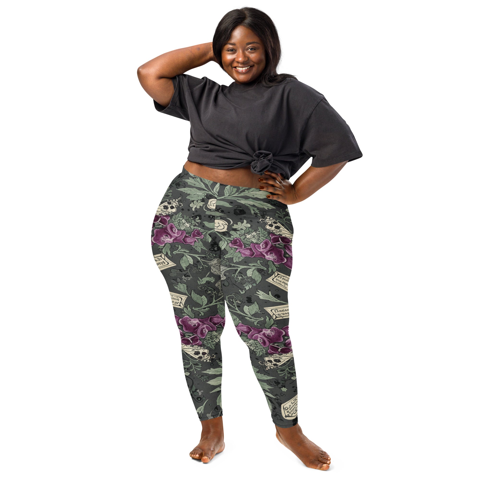 Hemlock and Foxglove Goth Leggings | GearBunch