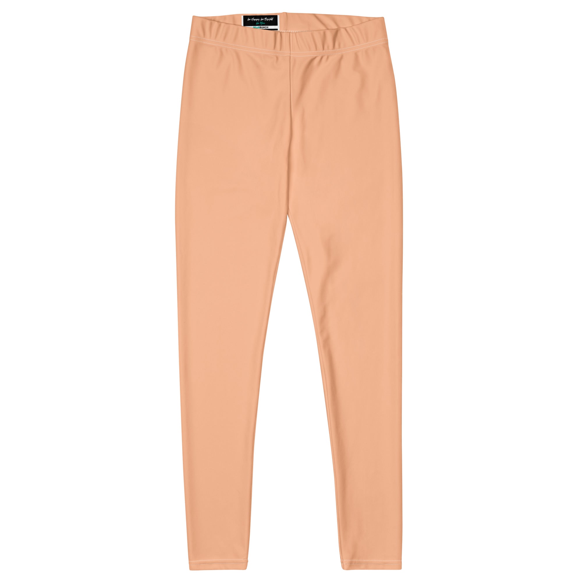 Solid Peach Fuzz Kids Leggings | GearBunch