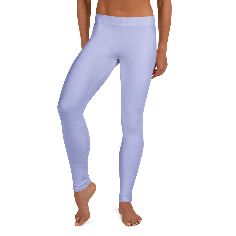 Solid Periwinkle Kids Leggings | GearBunch