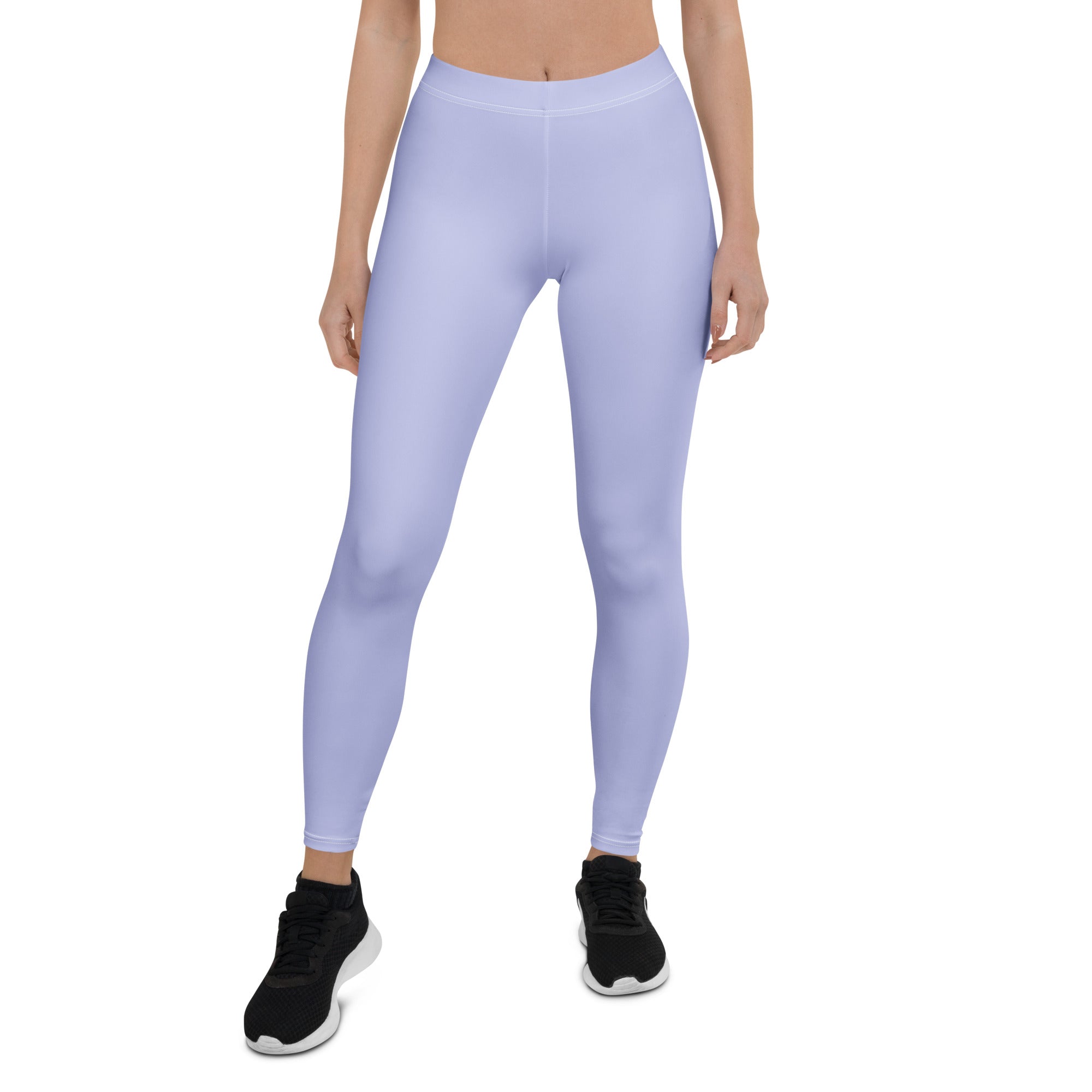 Solid Periwinkle Kids Leggings | GearBunch