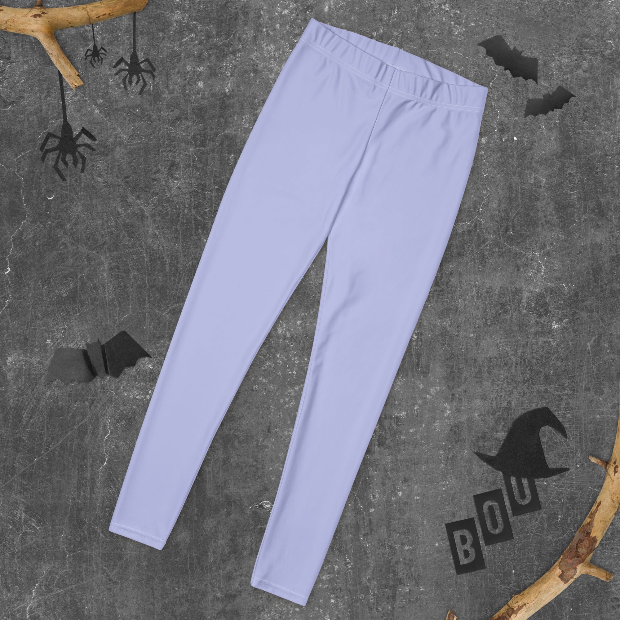 Solid Periwinkle Kids Leggings | GearBunch