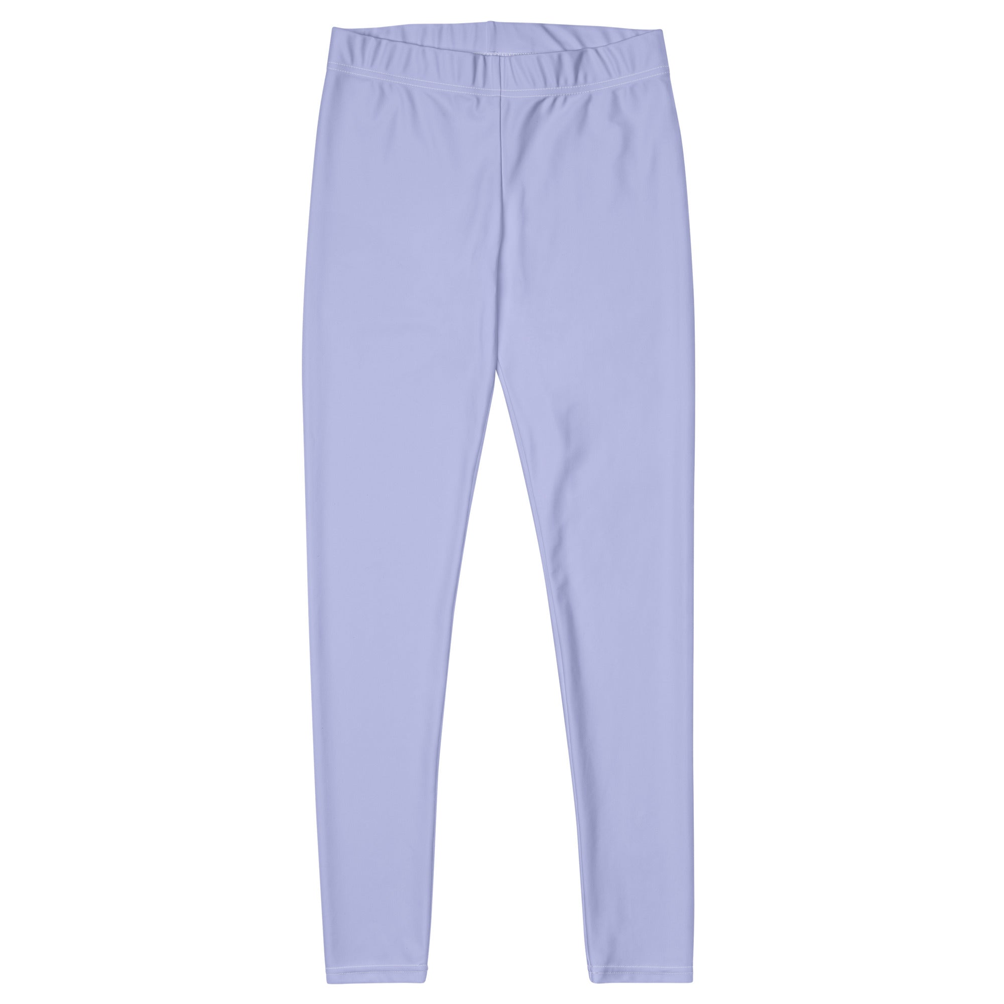 Solid Periwinkle Kids Leggings | GearBunch