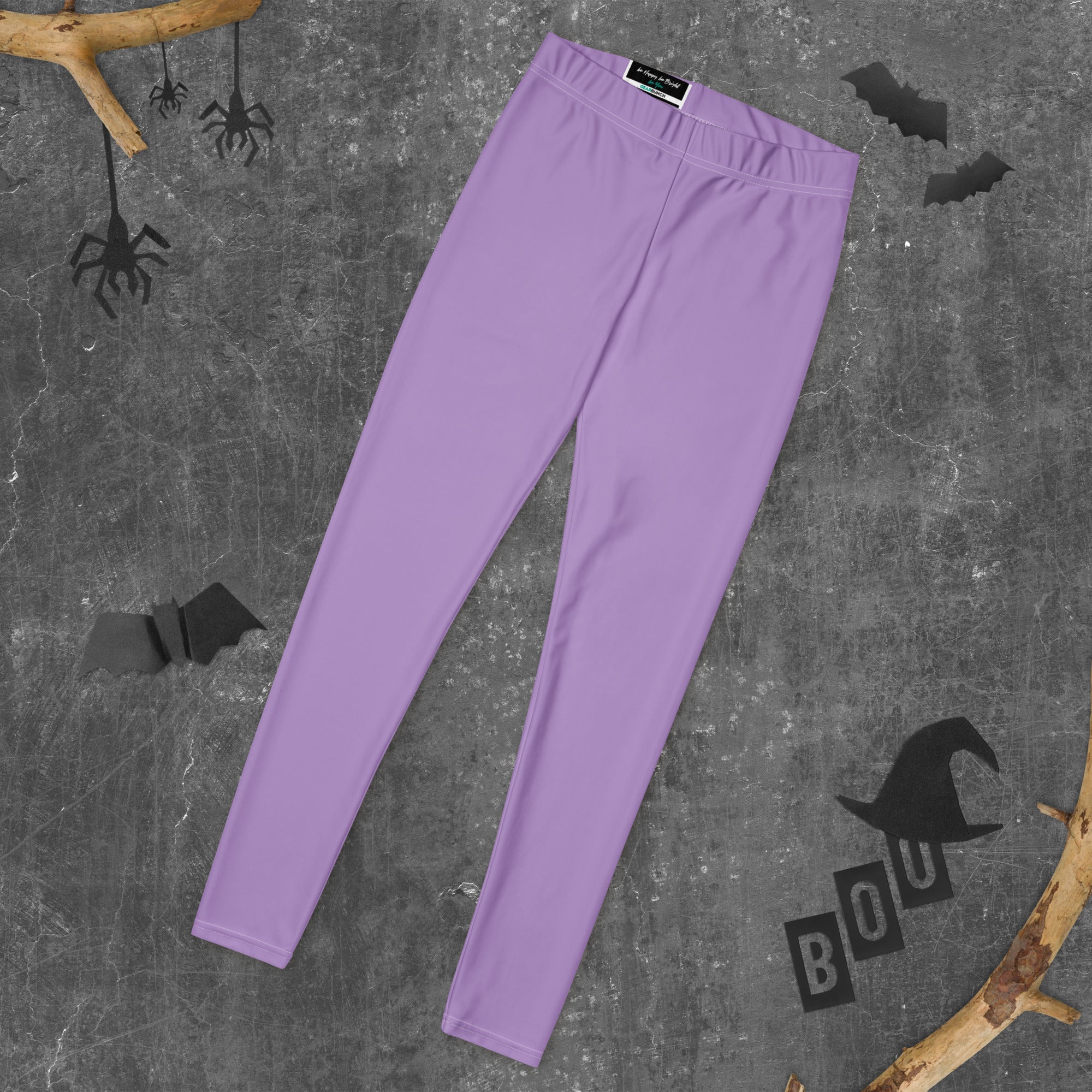 Solid Amethyst Orchid Kids Leggings | GearBunch