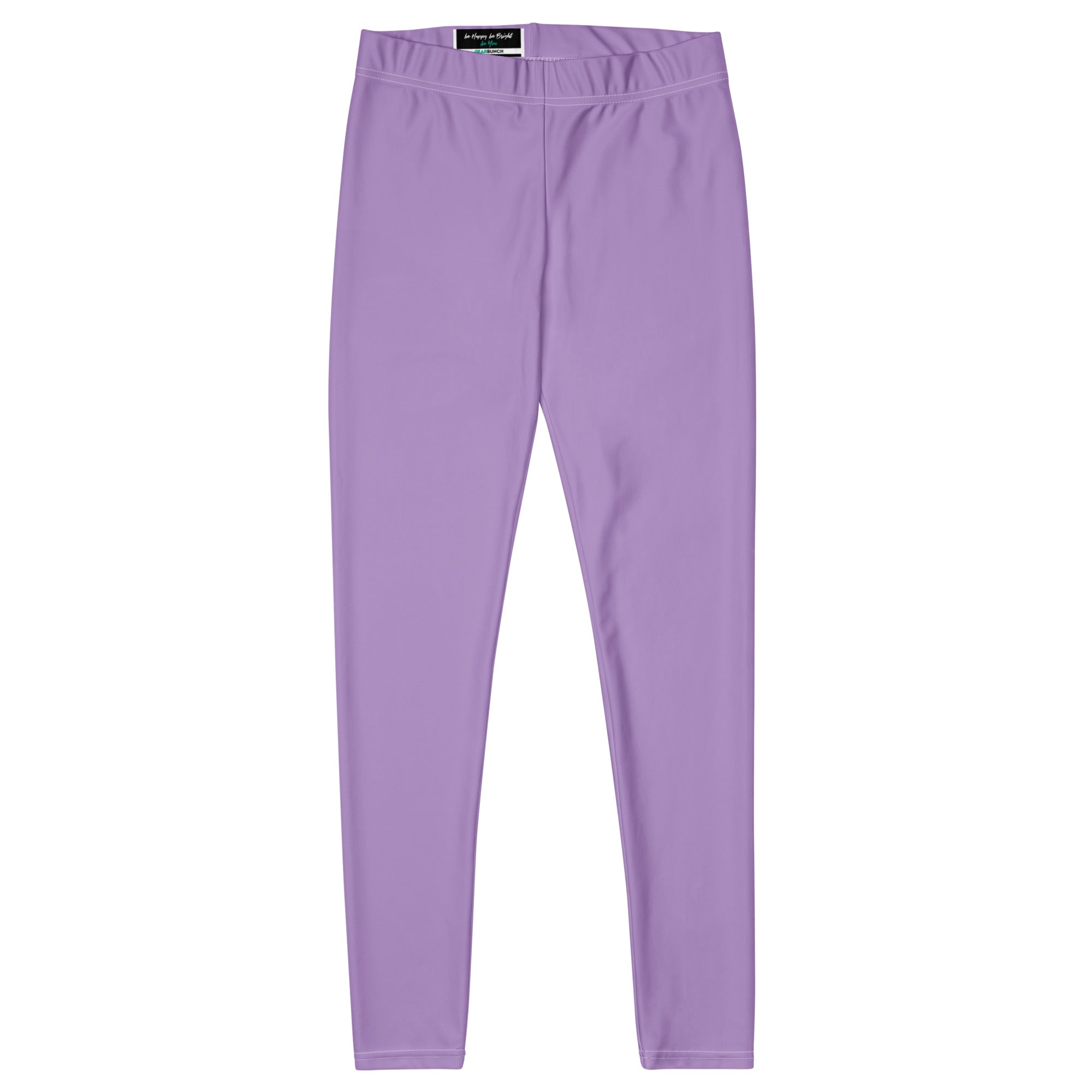 Solid Amethyst Orchid Kids Leggings | GearBunch