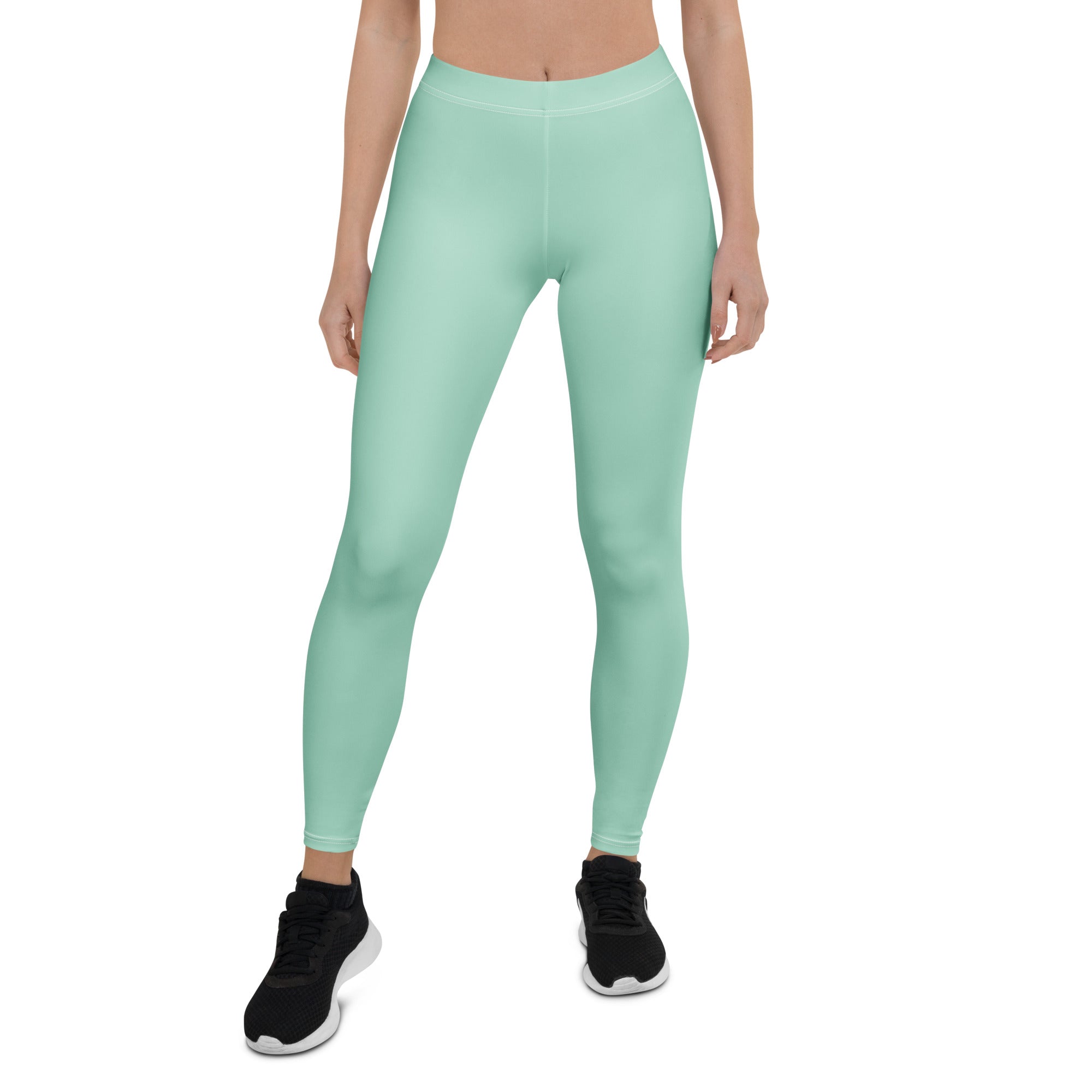 Solid Seafoam Kids Leggings | GearBunch