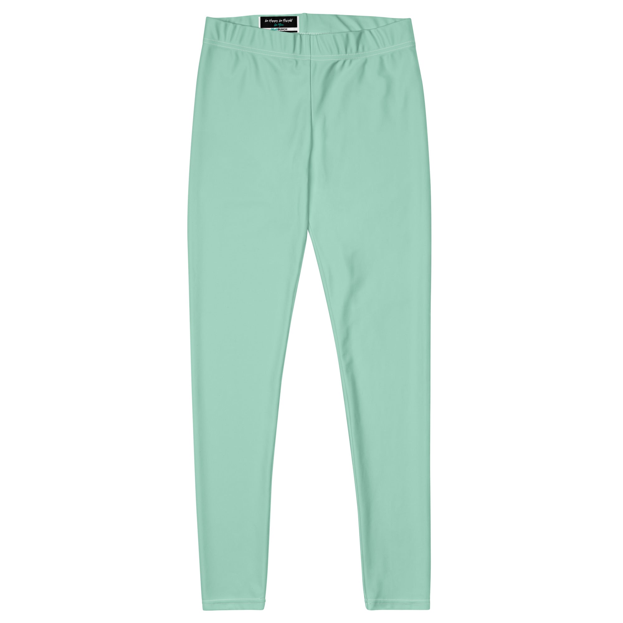Solid Seafoam Kids Leggings | GearBunch