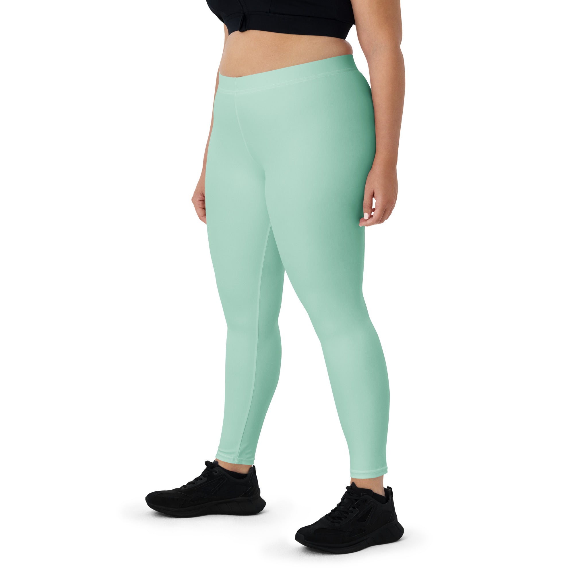 Solid Seafoam Kids Leggings | GearBunch