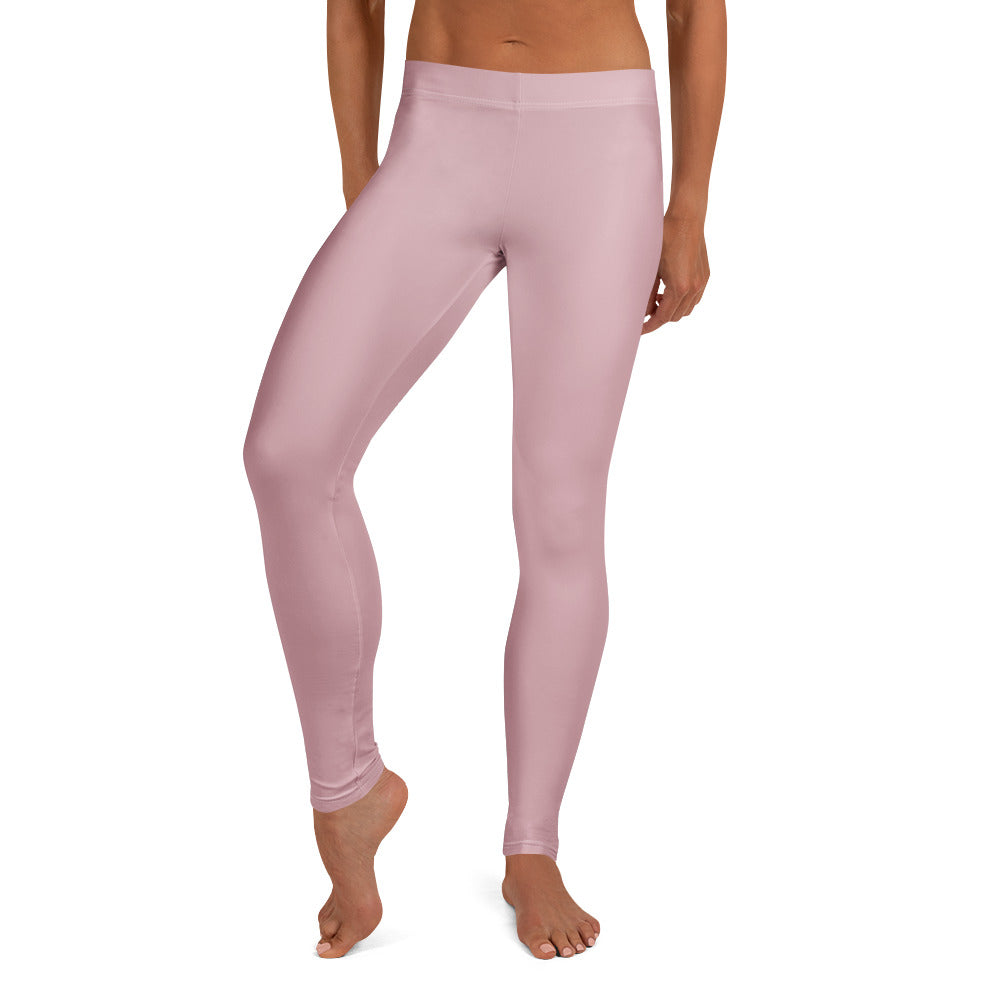 Solid Dusty Rose Kids Leggings | GearBunch