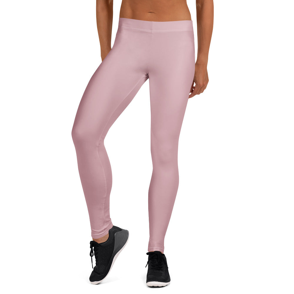 Solid Dusty Rose Kids Leggings | GearBunch