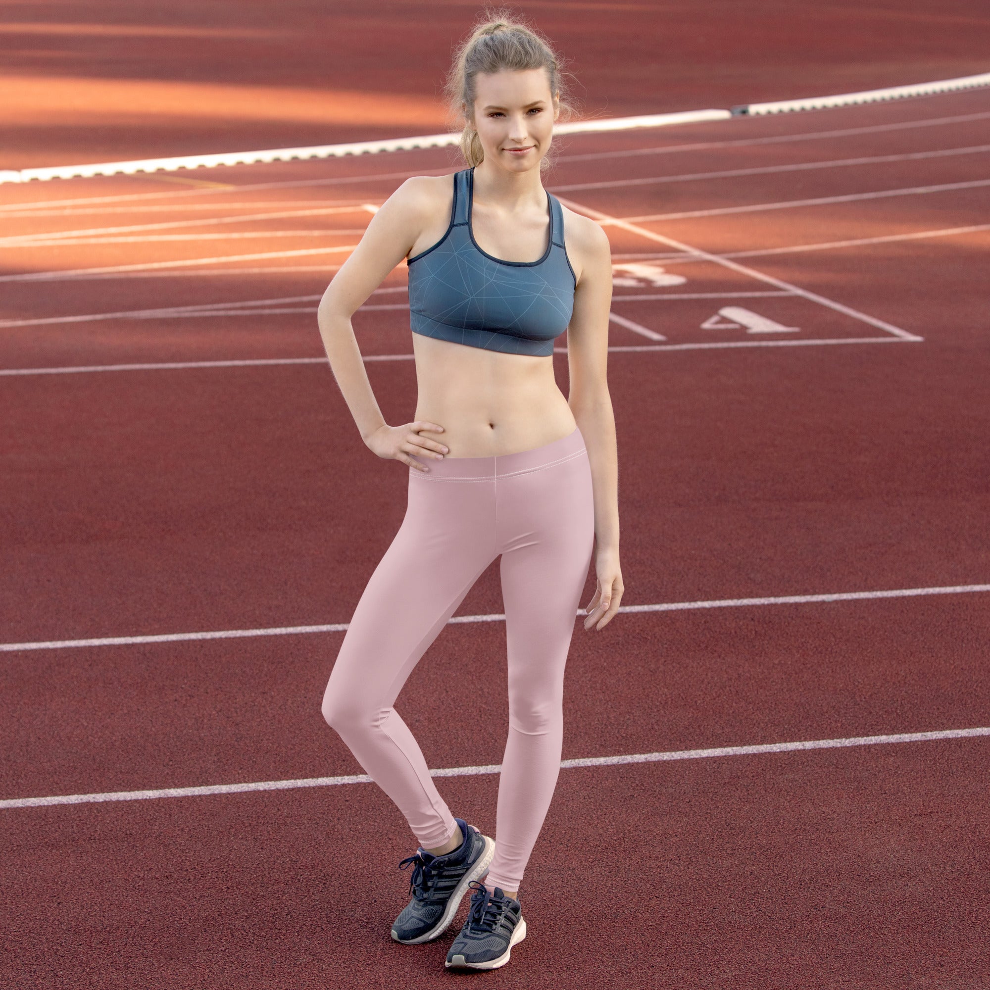 Solid Dusty Rose Kids Leggings | GearBunch