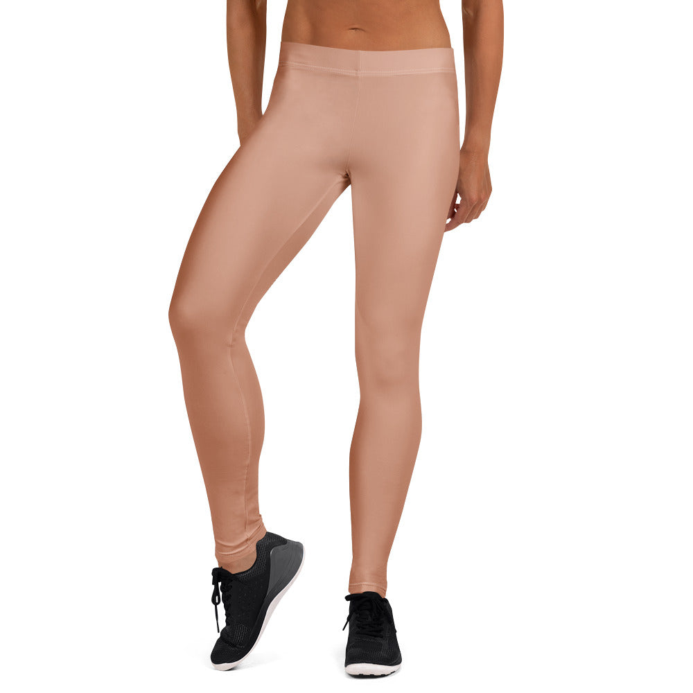 Solid Soft Terracotta Kids Leggings | GearBunch