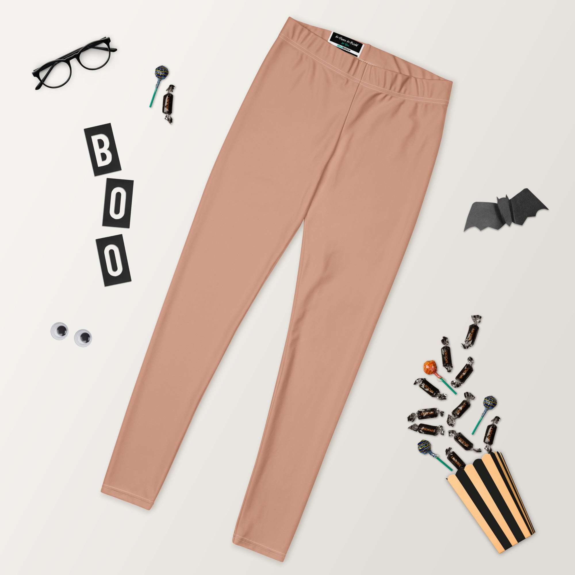 Solid Soft Terracotta Kids Leggings | GearBunch