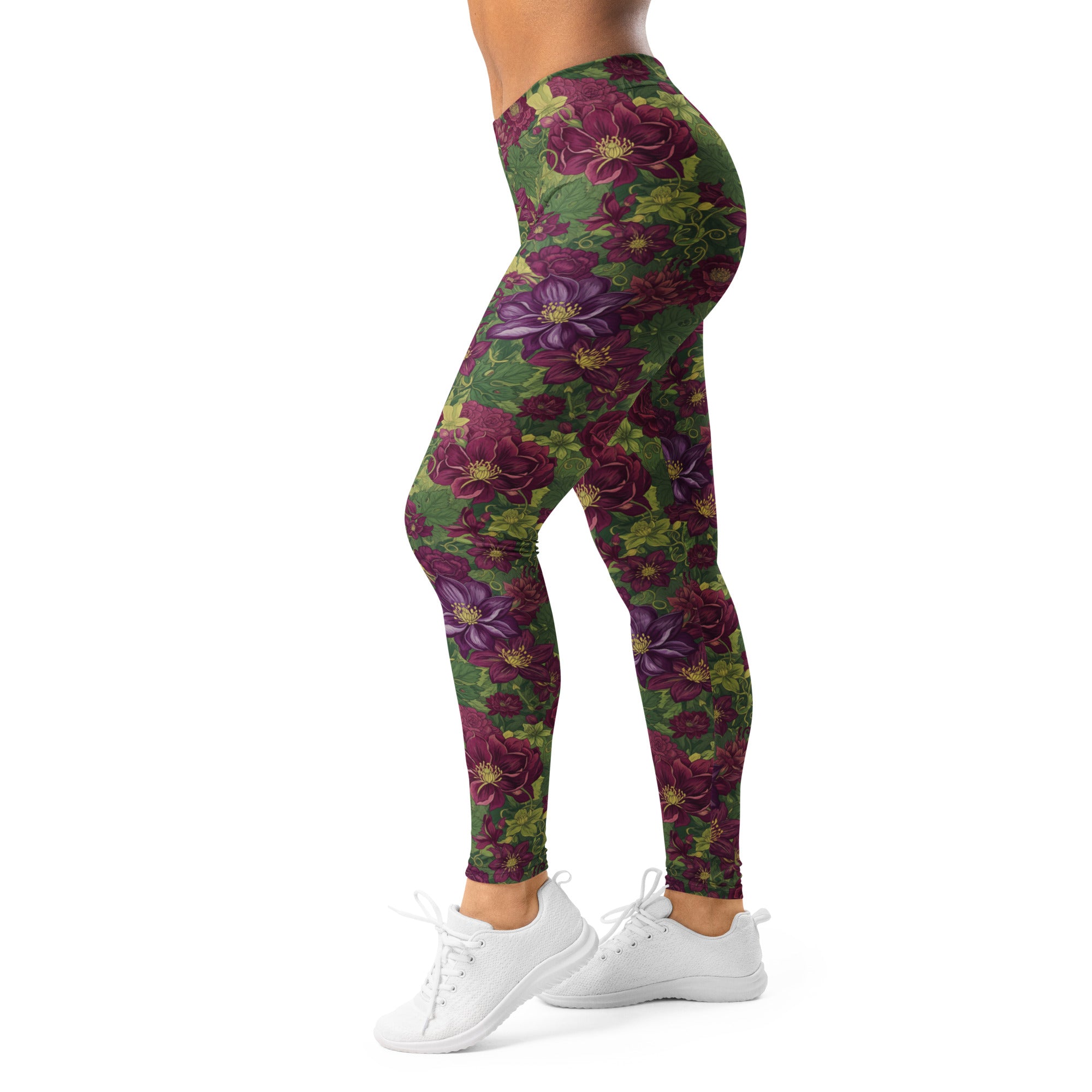 Women's vineyard and vines leggings front view