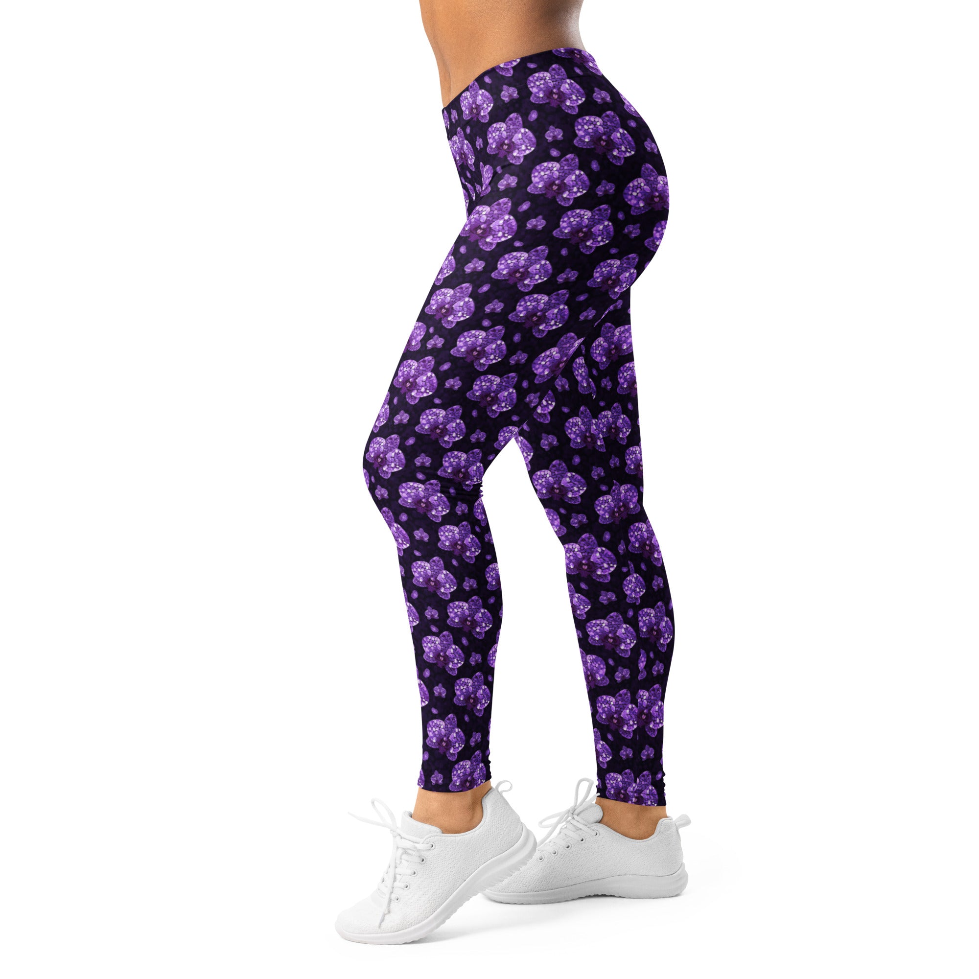 Purple Orchid Paillette Leggings | GearBunch