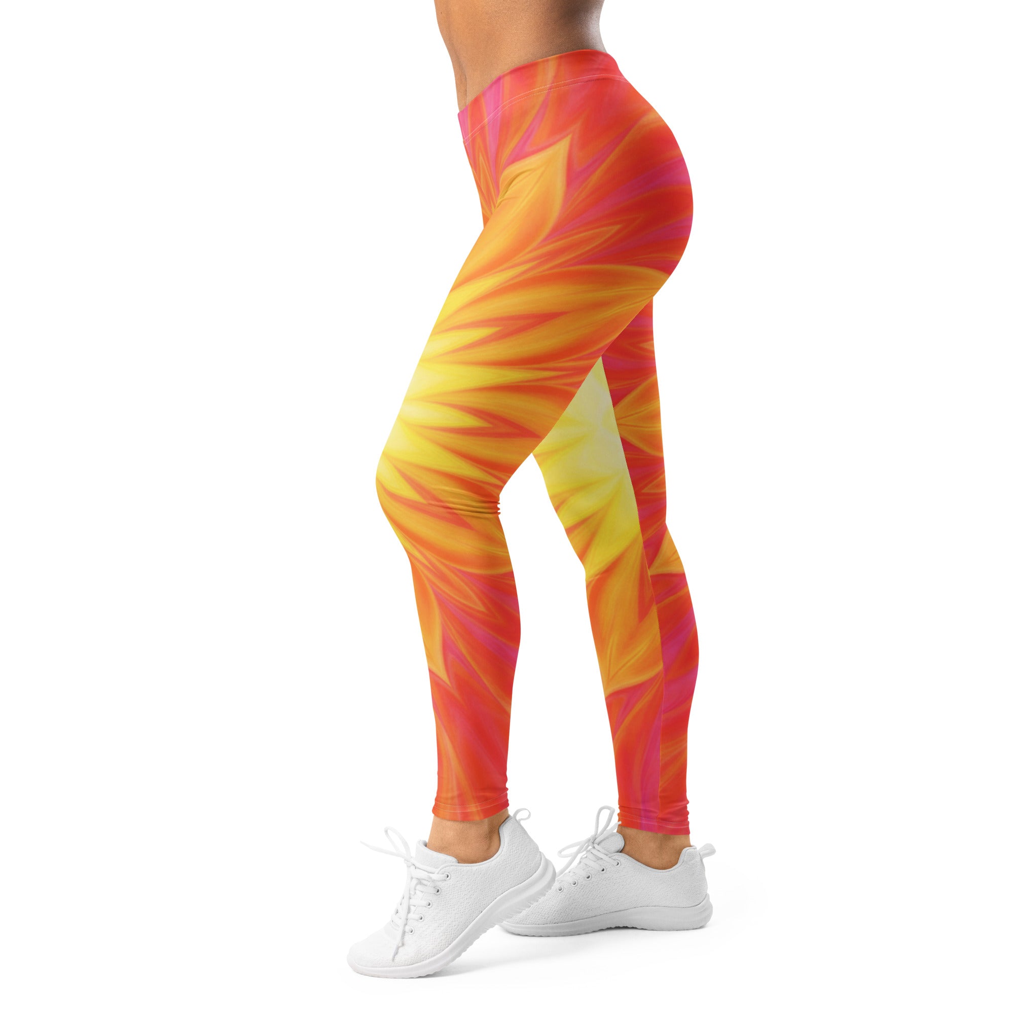 Psychedelic Solar Flare Leggings | GearBunch
